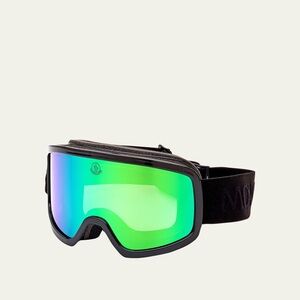 Men's ML0215 Terrabeam Mirror Lens Ski Goggle Glasses Moncler Display pair NEW